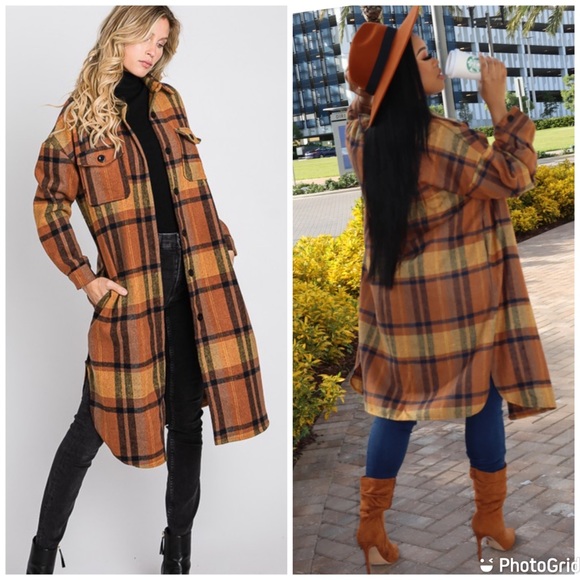 Jackets & Blazers - Harvest plaid jacket